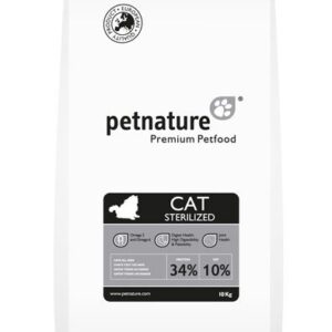Petnature Sterilized 10kg + ΔΩΡΟ Λάδι Σολωμού 100ml