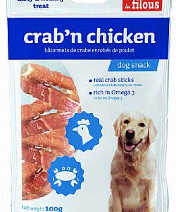 Les Filous Crab'n chicken 100gr (3 Τεμάχια)