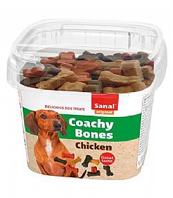 Sanal Coachy Bones cup - Chicken & Beef 100gr (3 Τεμάχια)