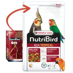 NutriBird G14 Tropical 1kg για Παπαγαλοειδή