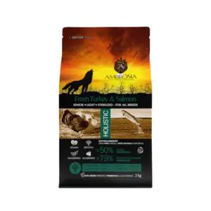 Ambrosia Grain Free Senior Light Sterilized Turkey & Salmon 12kg