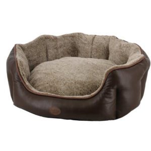 NOBBY-Komfort Κρεβάτι Οβάλ TARI brown :55x50x21cm