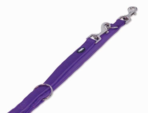 NOBBY-Λουρί Οδηγός CLASSIC PRENO purple/purple L: 200cm, W: 15/20mm