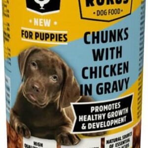Rokus Dog Κονσέρβα Puppy Μοσχάρι 6 Τεμαχίων 410gr