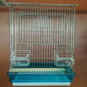 Κλουβί για παπαγαλάκια νικελ (ΑΝΟΙΓΟΜΕΝΗ ΟΡΟΦΗ)
