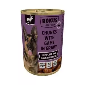 Rokus Dog Κονσέρβα Ελάφι 4 Τεμαχίων 1250gr