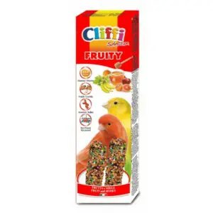 Cliffi sticks canaries with fruit and honey "fruity" 2Χ30gr
