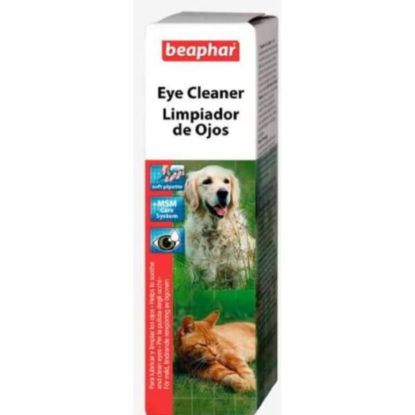 Beaphar eye cleaner αποτελεσματικό καθαριστικό ματιών σκύλου & γάτας 50ml