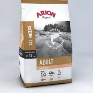 ARION Original GRAIN FREE All Breeds, Salmon 70% & Potato 26/16, 12kg