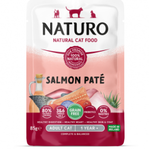 NATURO CAT SALMON Paté 85gr (4 τεμάχια)