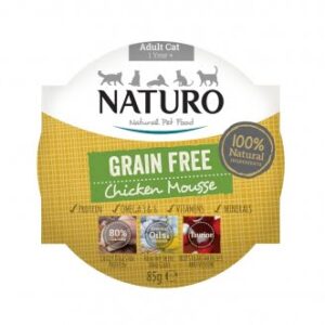 NATURO-Grain Free CHICKEN Mousse 85gr (8 τεμάχια)