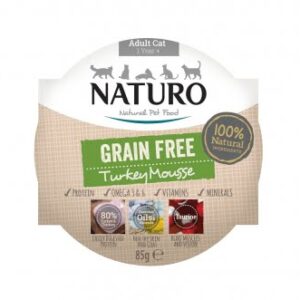 NATURO-Grain Free TURKEY Mousse 85gr (8 τεμάχια)