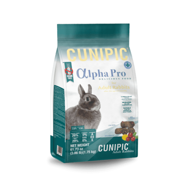 Cunipic Alpha Pro Adult Rabbit - Τροφή για ενήλικα κουνέλια - 1.75kg