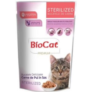 Biocat sterilized 85gr (12 τεμάχια)