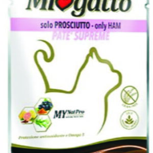 Miogatto pouches pate με χοιρινό 85gr (12 τεμάχια)