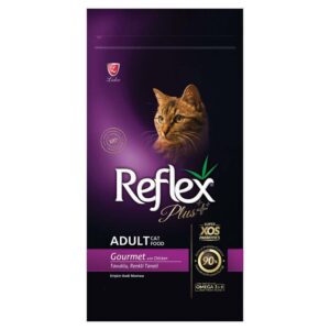 Reflex plus Super Premium τροφή για ενήλικες γάτες gourmet multicolour 15kg