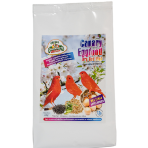 EVIA PARROTS Canary Eggfood Dry red Plus (Ξηρή Κόκκινη) 1kg