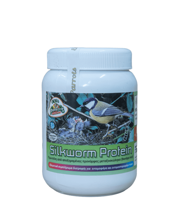 Evia Parrots (Πούδρα Εντόμων) Silkworm Protein 150gr