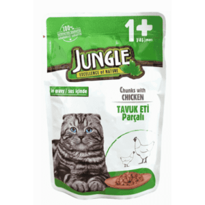 Jungle Excellence of Nature Υγρή Τροφή για Ενήλικες Γάτες σε Φακελάκι με κοτόπουλο 100gr (6 τεμάχια)