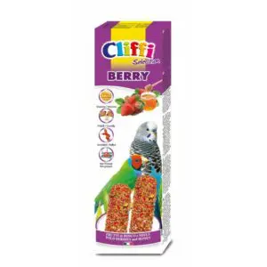 Cliffi stick parakeets exotic berries and honey "berry" 2X30gr