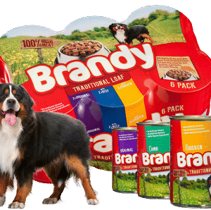 Naturo Dog Brandy Cans Traditional Loaf Ανάμεικτη 3τμχ x 395gr