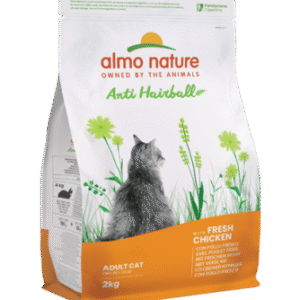 ALMO NATURE HOLISTIC Cat food for HAIRBALL Fresh Chicken 2kg