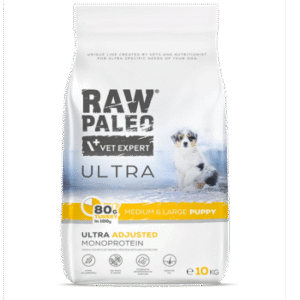 Raw Paleo Ultra Puppy M&L Turkey 10kg