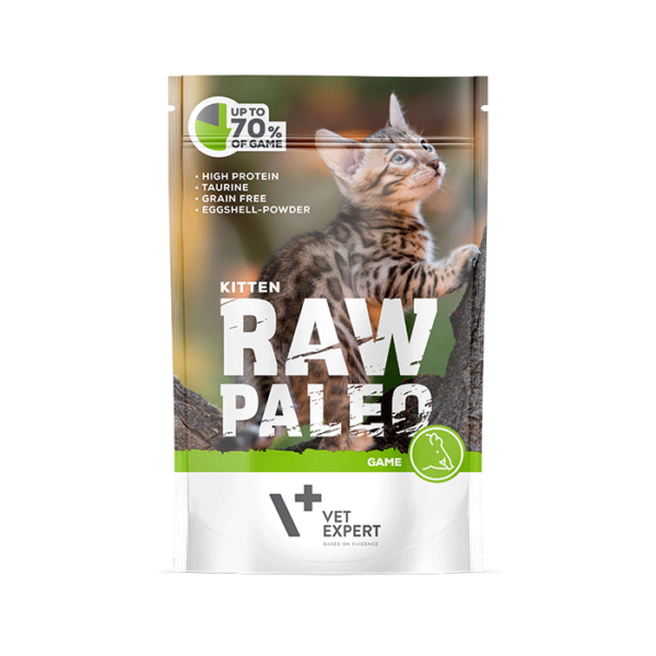 Raw Paleo Cat wet Kitten Game 100gr (4 Τεμάχια)