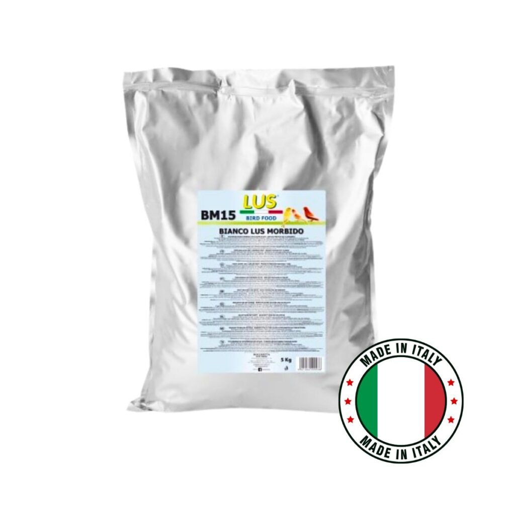 BM15 Bianco Lus Morbido – Λευκή Μαλακή Αυγοτροφή για Πτηνά 5kg