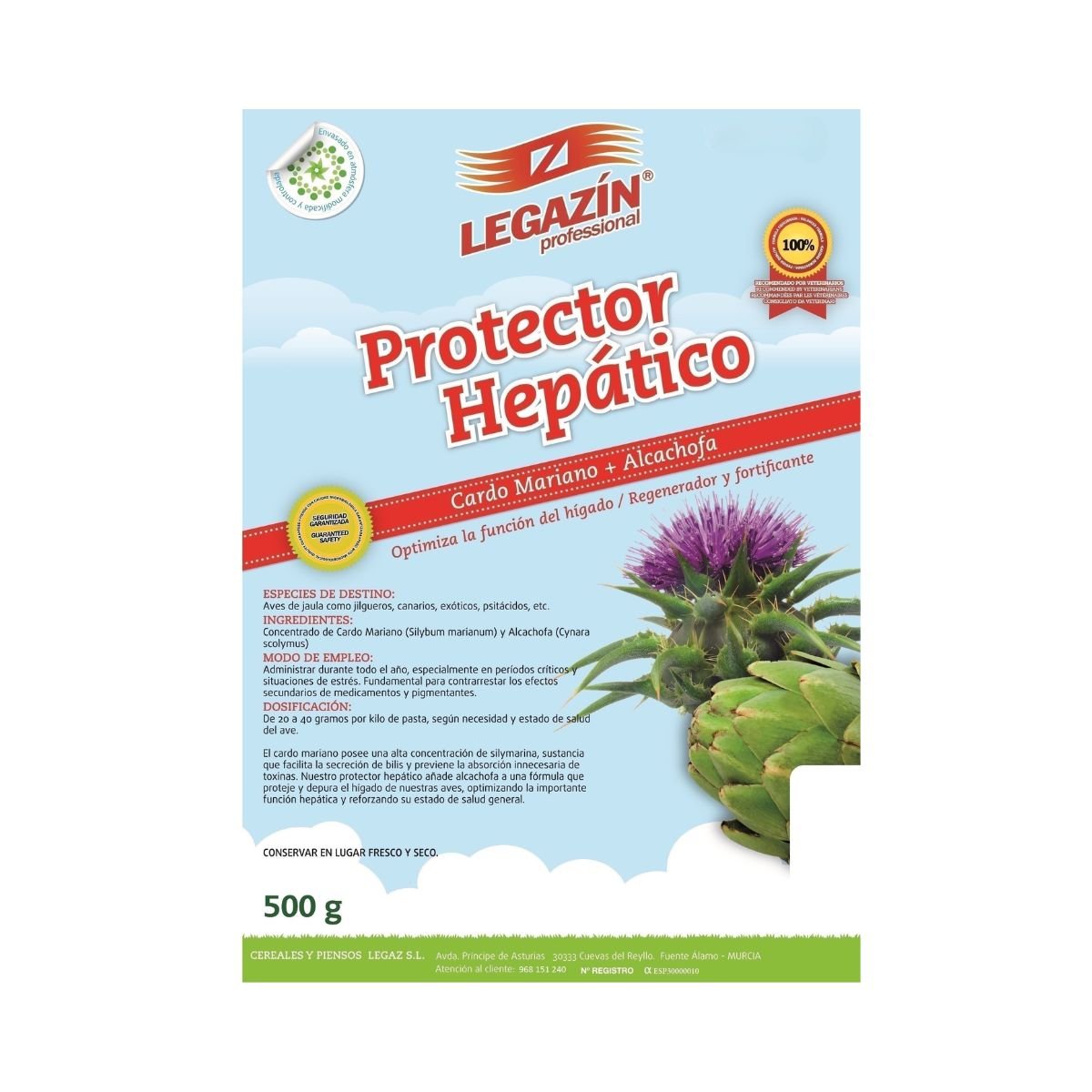 Προϊόν – Αγόρασε προϊόντα online στο Pet Καναρινόκοσμος Συμπλήρωμα με γαϊδουράγκαθο & αγκινάρα – Legazin Professional