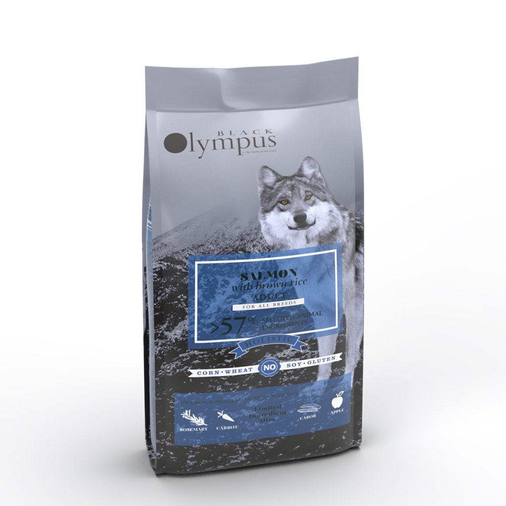Προϊόν – Αγόρασε προϊόντα online στο Pet Καναρινόκοσμος Black Olympus Low Grain Adult Medium Salmon with Brown Rice 2kg