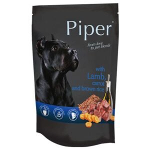 Piper Adult Αρνί & Καρότο & Καστανό Ρύζι Pouch 500gr (2 Τεμάχια)