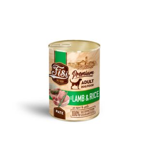 FISI Dog Adult Αρνί με Ρύζι σε Πατέ 400gr (2 Τεμάχια)