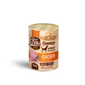 FISI Dog Adult Κοτόπουλο σε Πατέ 400gr (2 Τεμάχια)